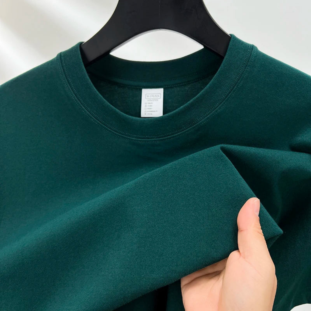 Sweat Homme à Manches Longues Vert Forestier - PanierRoyale