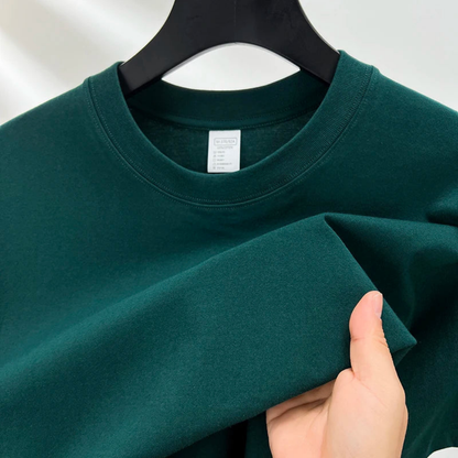 Sweat Homme à Manches Longues Vert Forestier - PanierRoyale