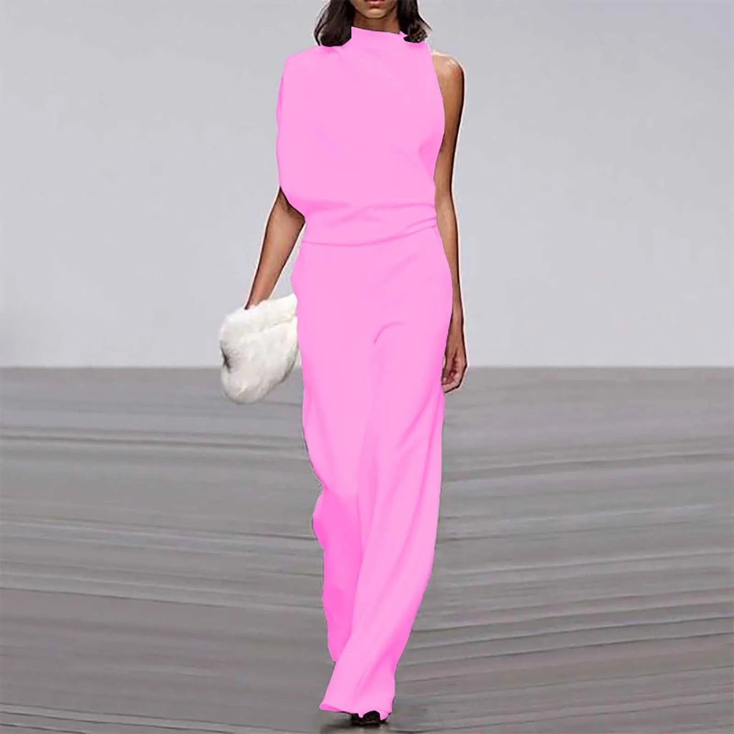 Robe Décontractée Épaule Découverte Chic pour Femme