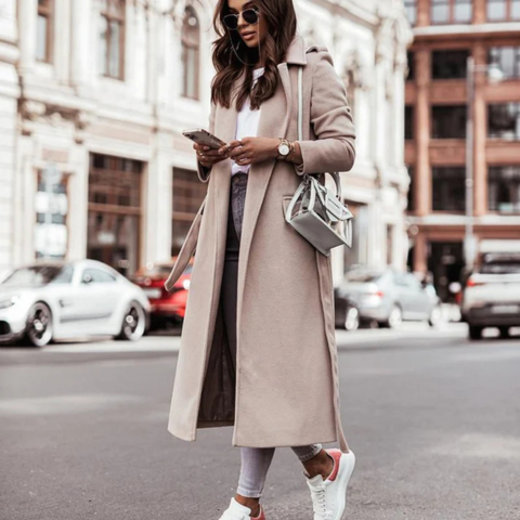Manteau Hiver Long et Douillet en Polaire - PanierRoyale