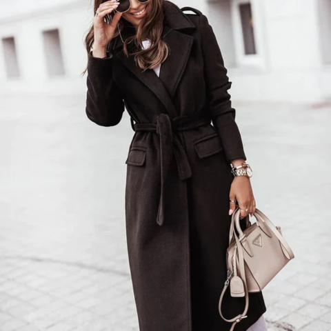 Manteau Hiver Long et Douillet en Polaire