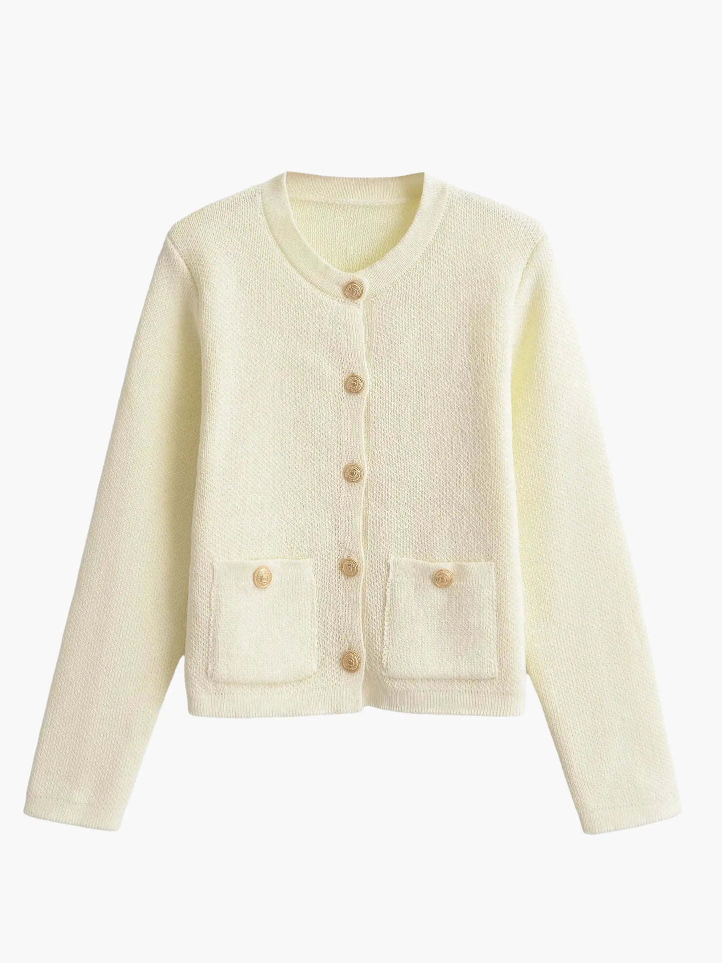 Cardigan Élégant avec Poches Détail - BerlinGlamour