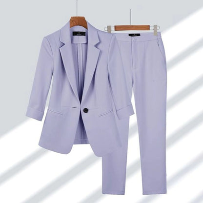 Costume Femme Élégant Deux Pièces Classique