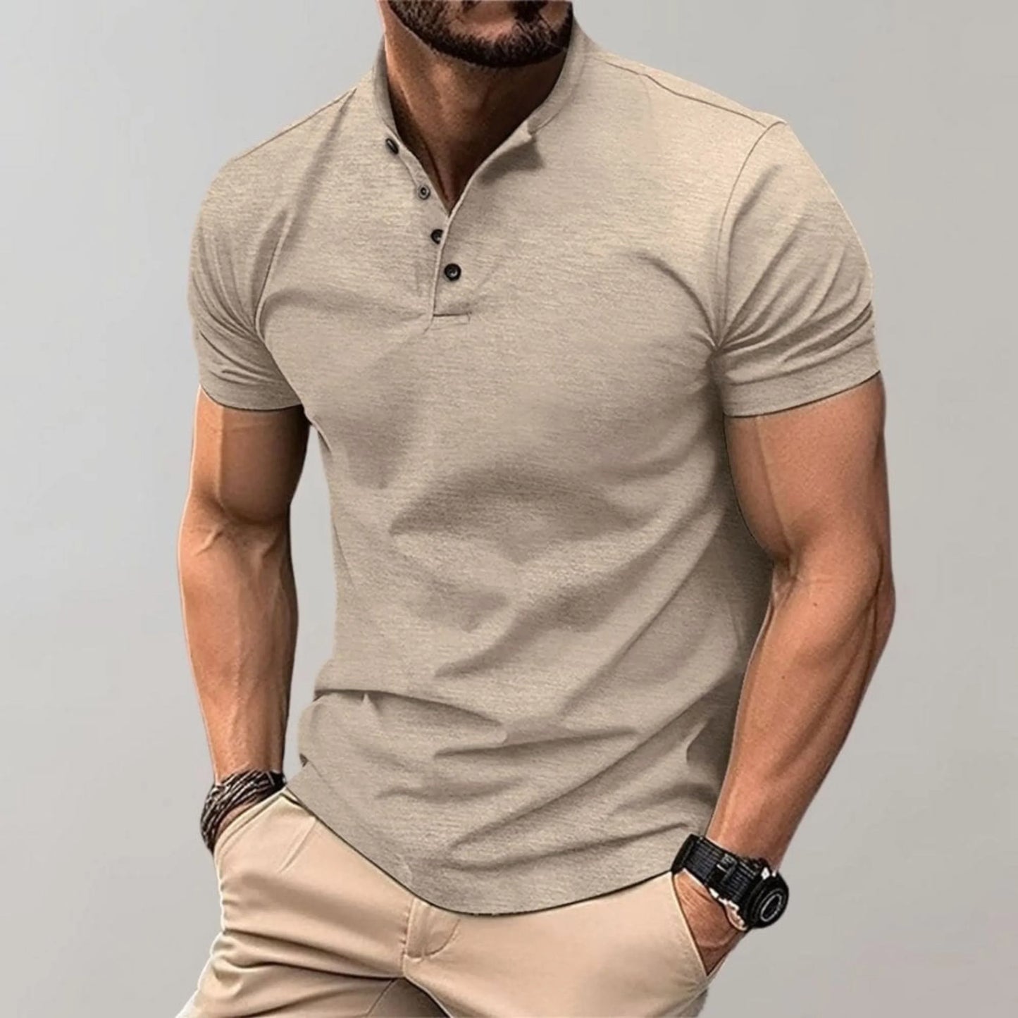 Chemise Polo Homme Casual Élégante