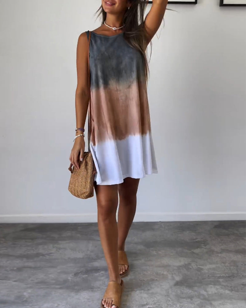 Robe Décontractée Été sans Manches pour Femmes - PanierRoyale