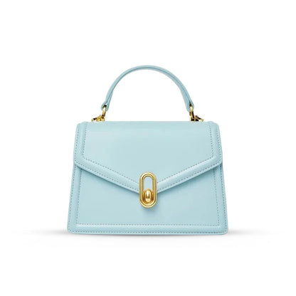 Sac à Main Femme Structuré avec Poignée et Fermeture Or
