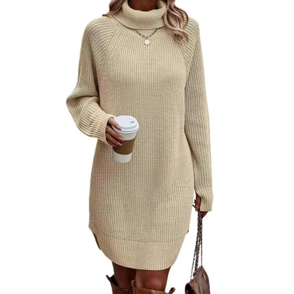 Robe Grande Taille Pour Femme à Col Montant