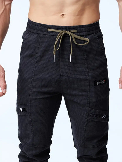 Pantalon Jogger Homme Élastique à Cordons