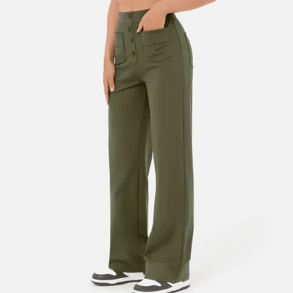 Pantalon Femme Taille Haute Confort et Élégance