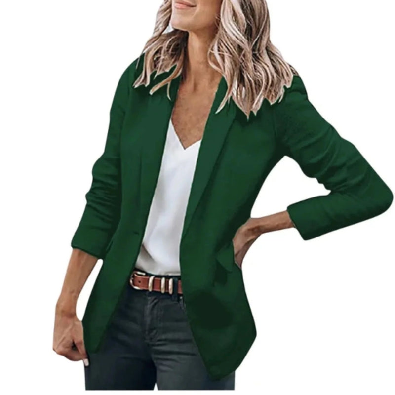 Blazer Femme Élégant Taille Fine