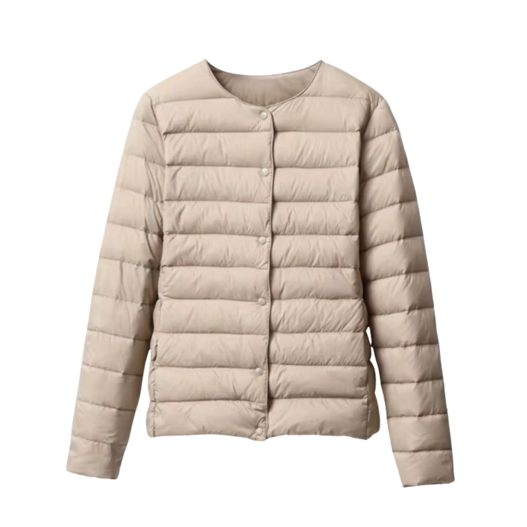 Veste Puffer Femelle Légère pour Printemps