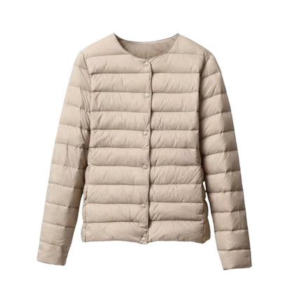 Veste Puffer Femelle Légère pour Printemps