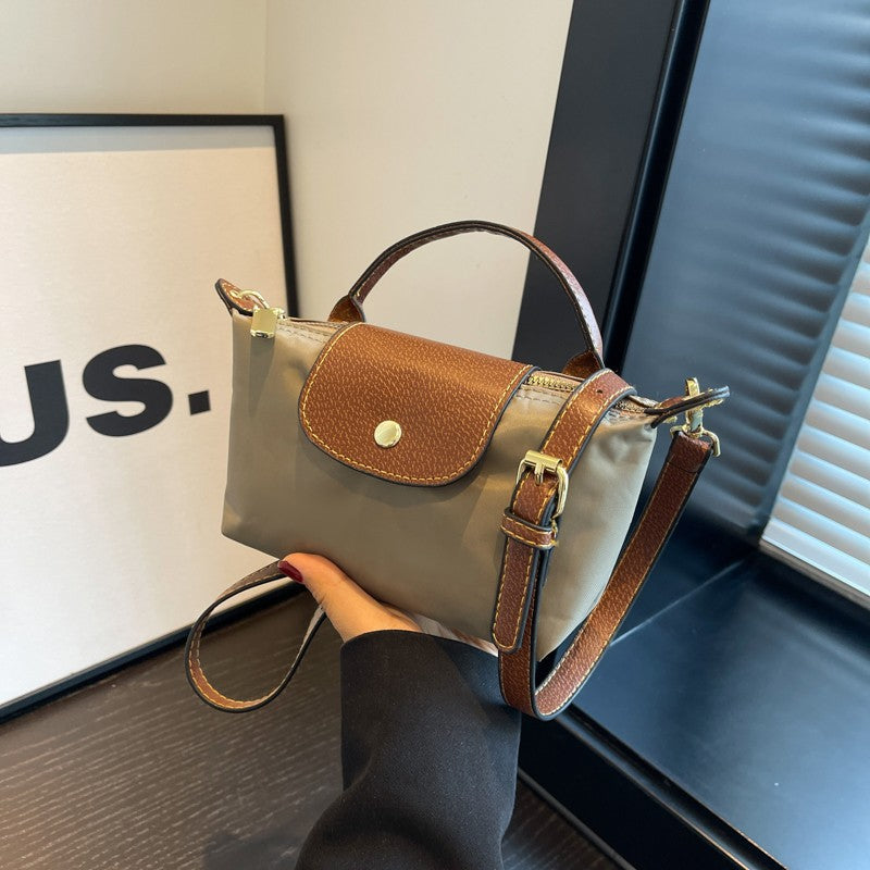 Sac à main en Cuir Bleu Marine Élégant