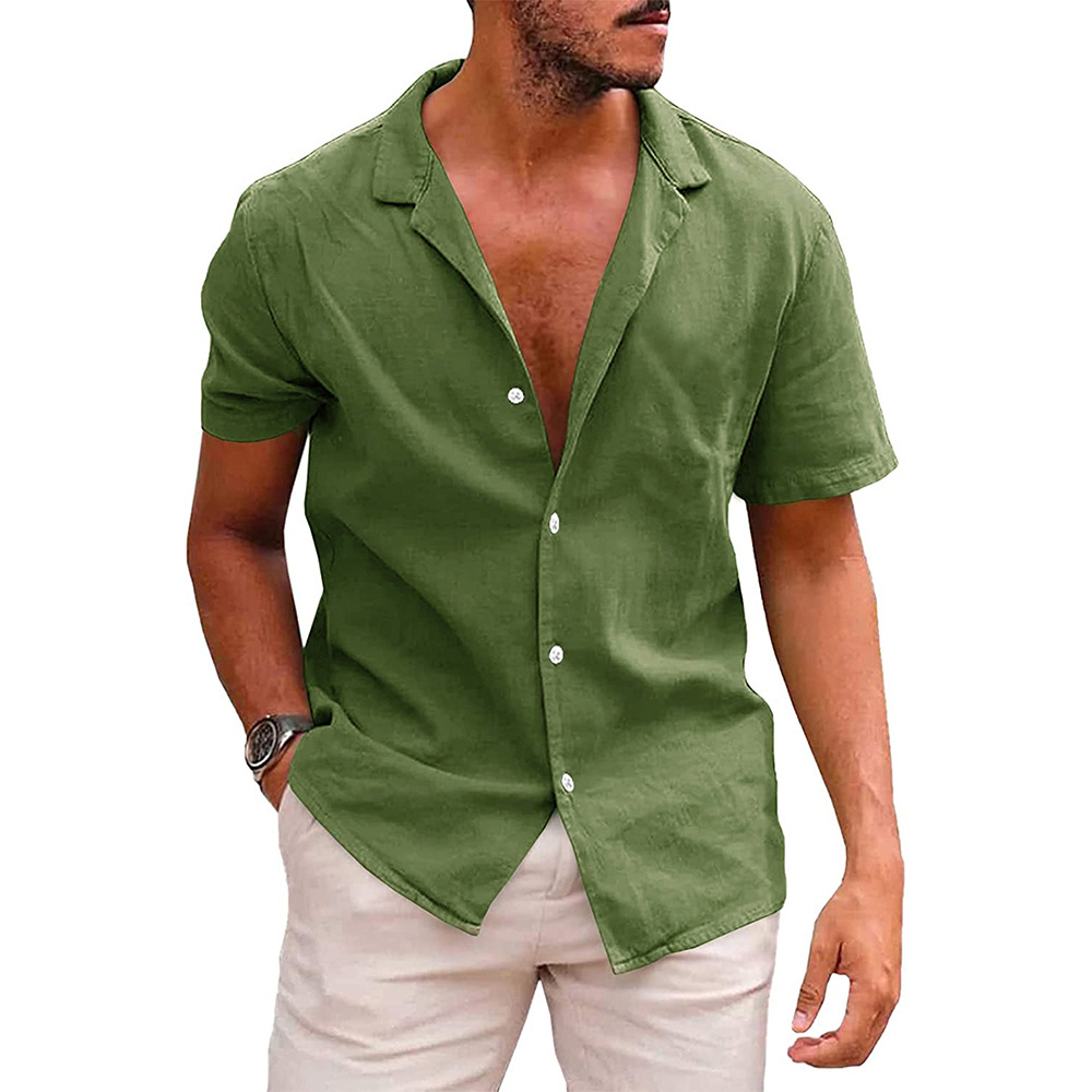 Chemise Homme Décontractée pour Été