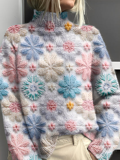 Pull Col Roulé Femme Chic pour Hiver