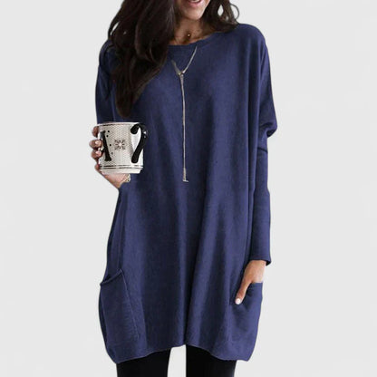Robe Décontractée Femme à Manches Longues