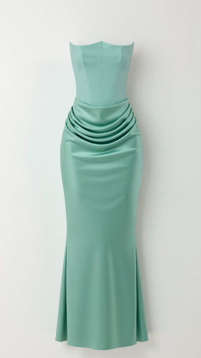 Robe de cérémonie femme longue pour invitées de mariage