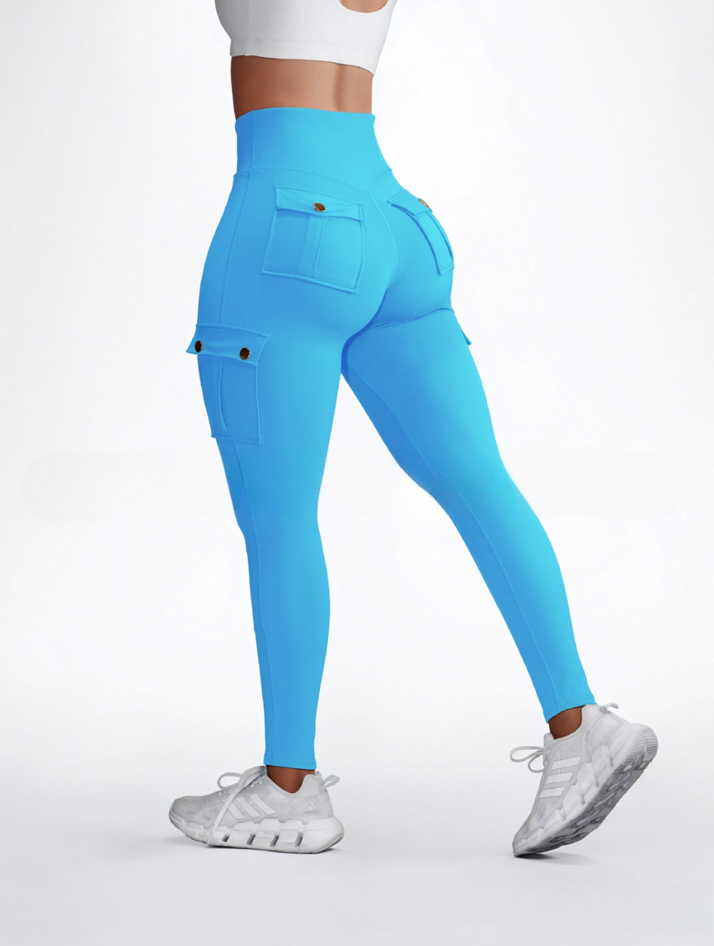 Pantalon Féminin Élégant avec Poches et Taille Relâchée