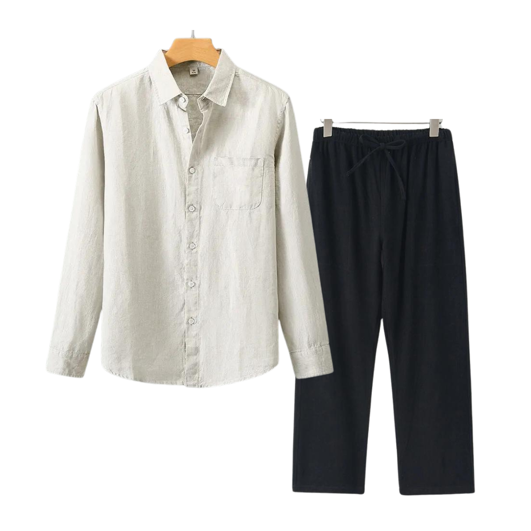 Costume Lin Homme Élégant et Classique
