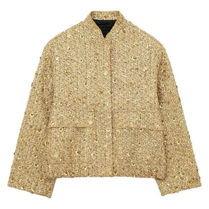 Veste Femme Velours Doux et Élégant