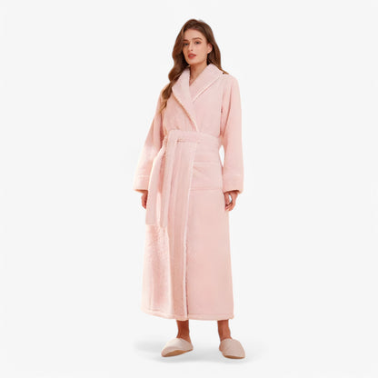 Peignoir de bain Doux et Confortable avec Ceinture Élastique