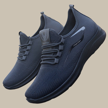 Baskets Homme Noir Confortable avec Semelle Ergonomique