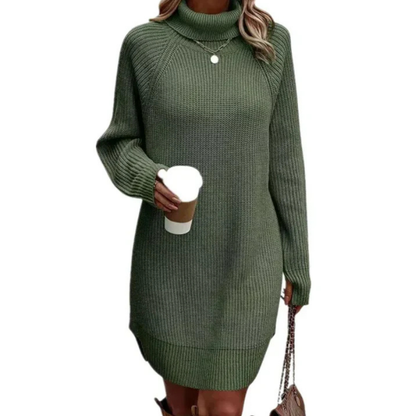 Robe Grande Taille Pour Femme à Col Montant