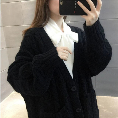Gilet Tricot Femme Chaud et Doux pour Hiver - PanierRoyale