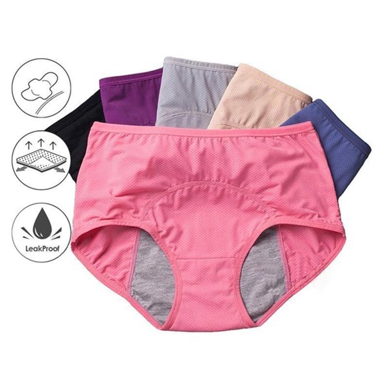 Culotte Absorbante Femme Taille Haute Respirante Confort