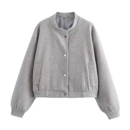 Veste Femme Courte Élégante et Chaude