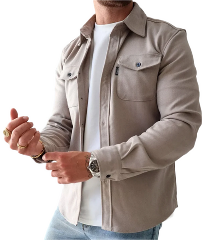 Chemise Coton Homme Classique et Confortable pour Hiver - PanierRoyale