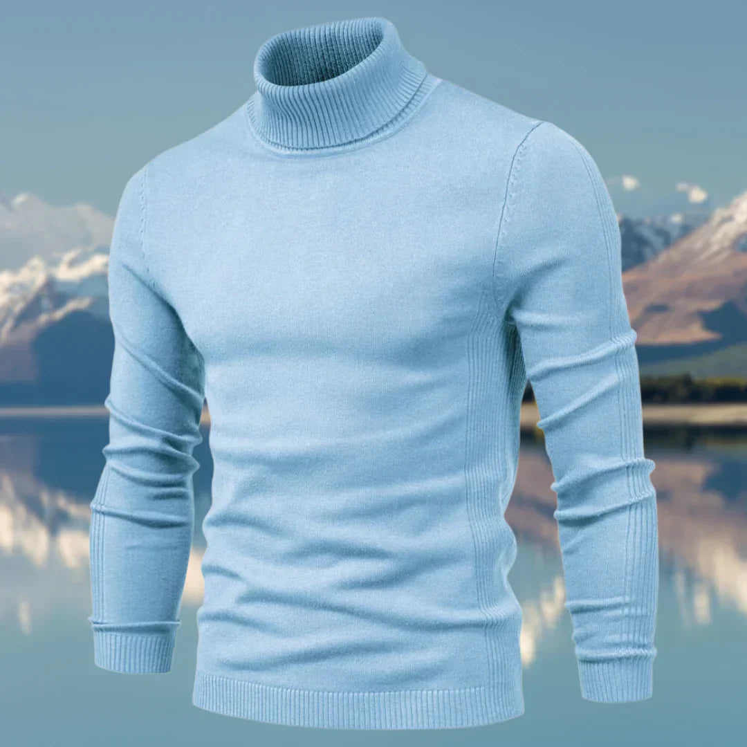 Pull Homme Col Roulé Chaud et Élégant pour Hiver - PanierRoyale