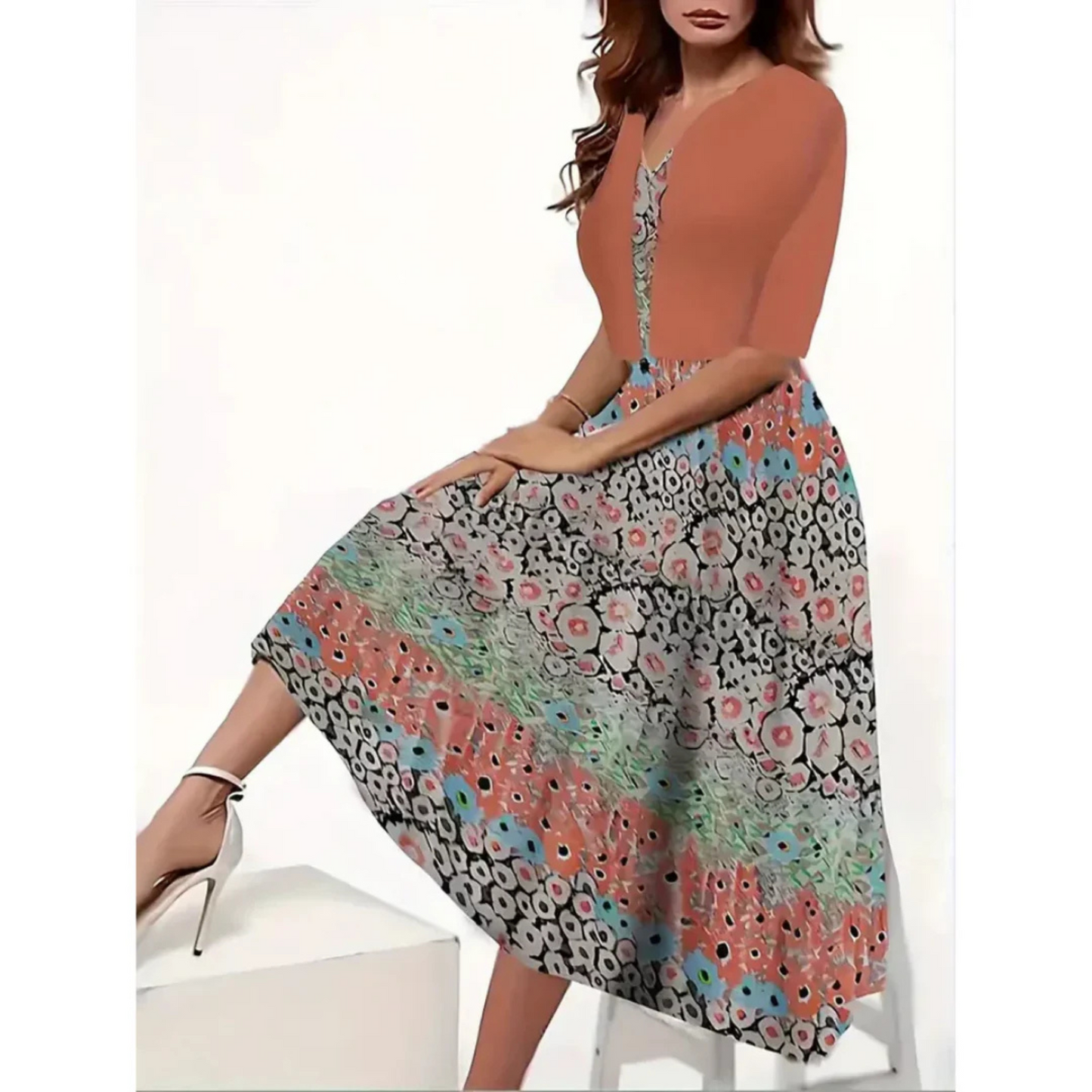 Robe Blazer Féminine Chic Floral