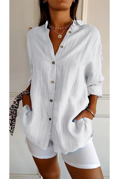 Chemise Femme Manche Courte Élégante et Légère