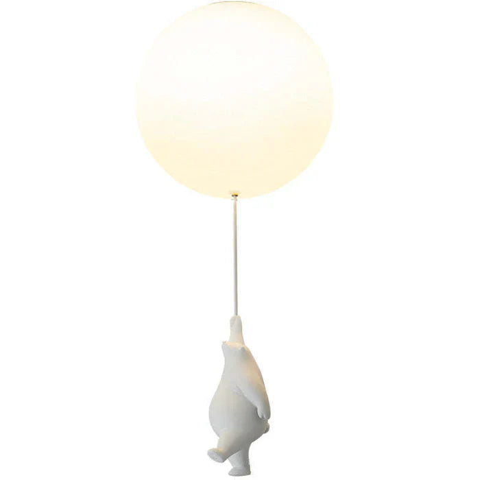 Lampe de Nuit Enfant Ours et Ballons Colorés - PanierRoyale