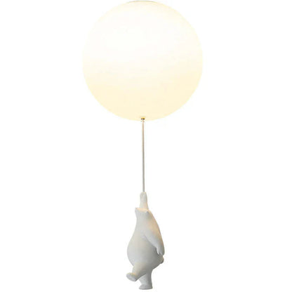 Lampe de Nuit Enfant Ours et Ballons Colorés - PanierRoyale