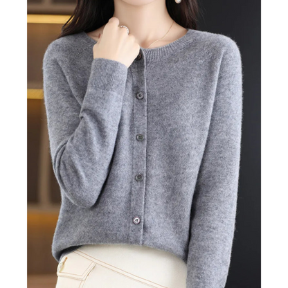 Gilet Femme en Laine Douce et Chaude pour Hiver