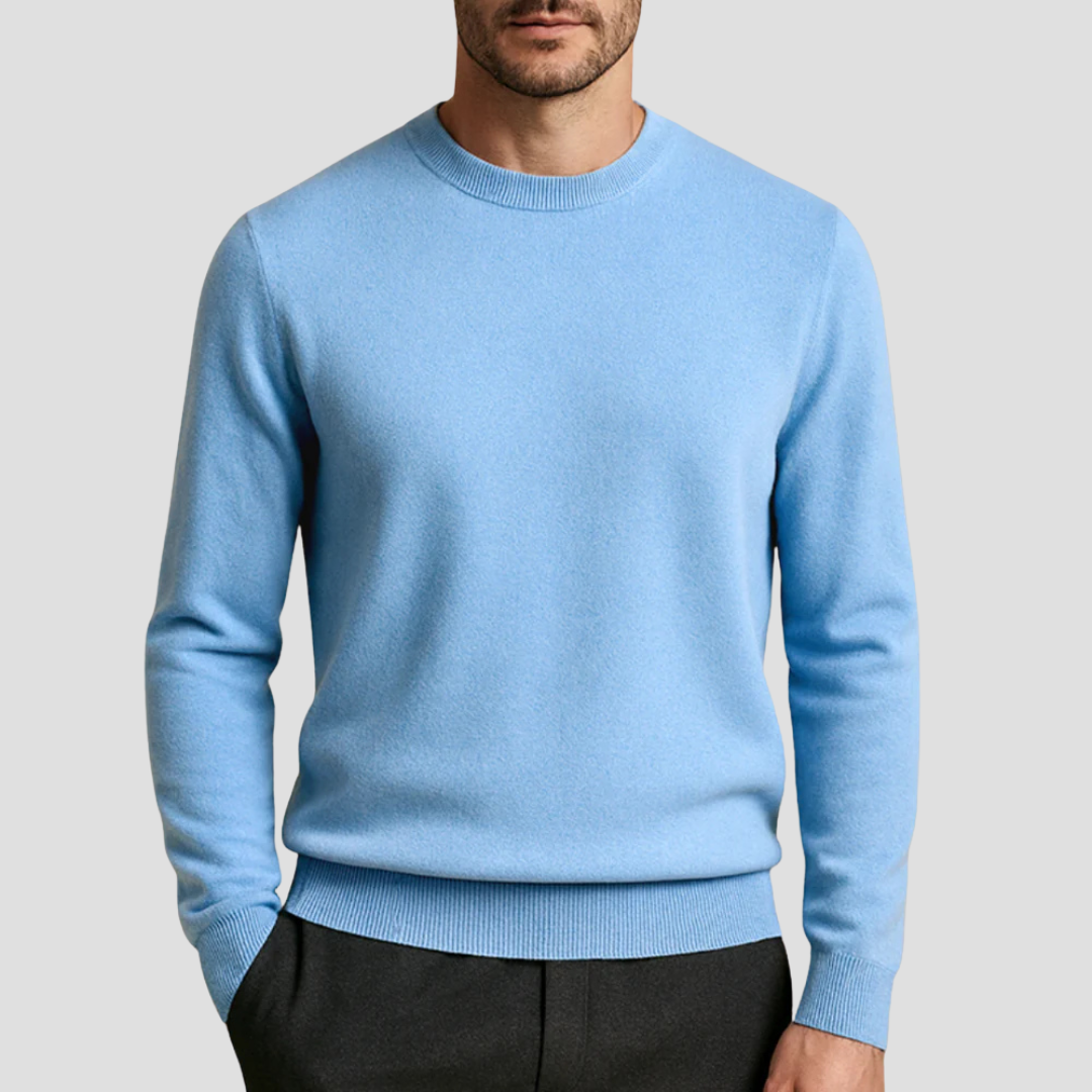 Pull Cachemire Homme Marine Chic et Raffiné