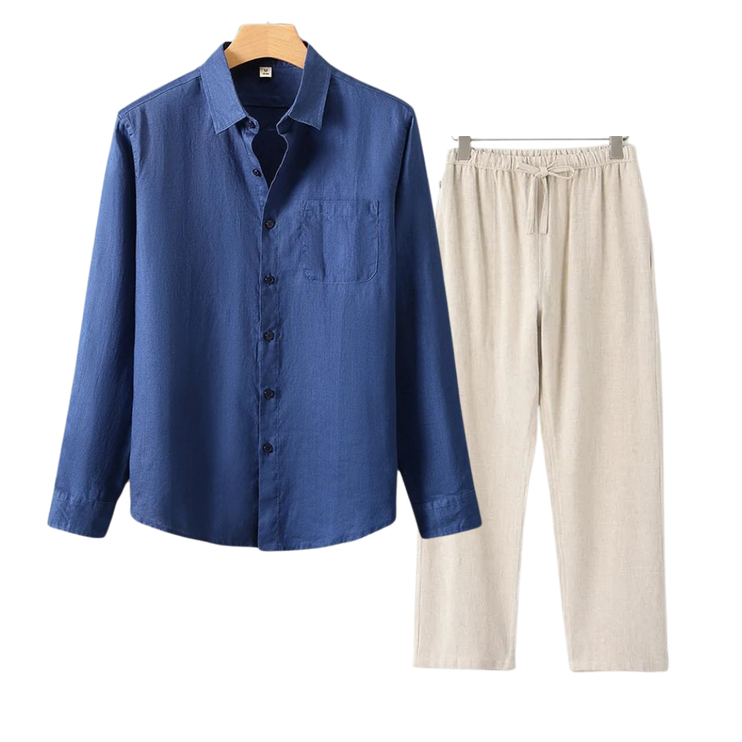 Costume Lin Homme Élégant et Classique