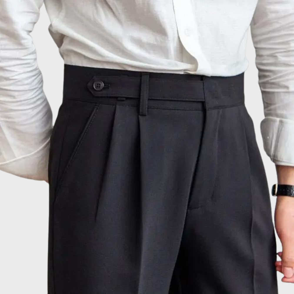Pantalon Homme Taille Élégante et Confortable