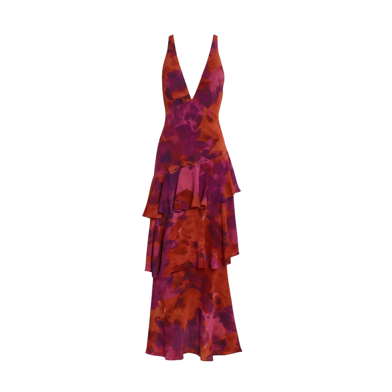 Robe Soirée Décolleté Profond Dos Nu Élégante