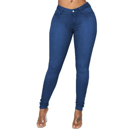 Jean Slim Fit Cinq Poches Tendance Homme