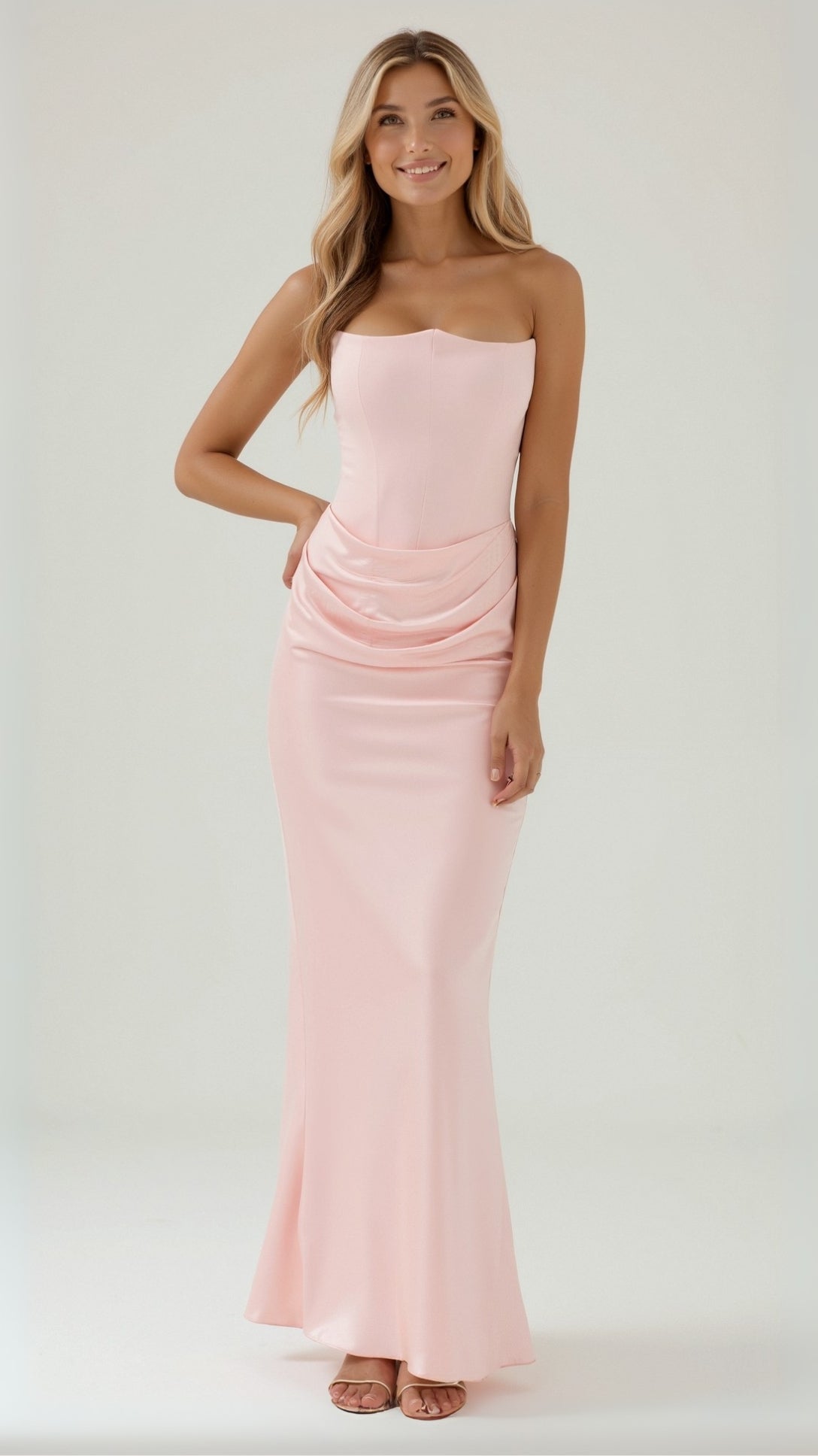 Robe de cérémonie femme longue pour invitées de mariage