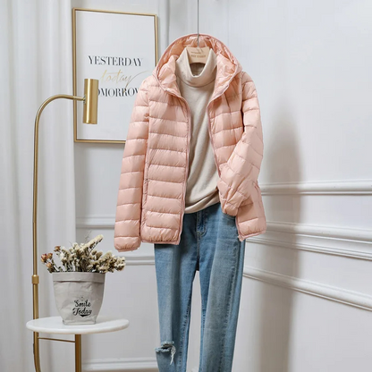 Parka Femme Hiver à Capuche et Fermeture Éclair - BerlinGlamour