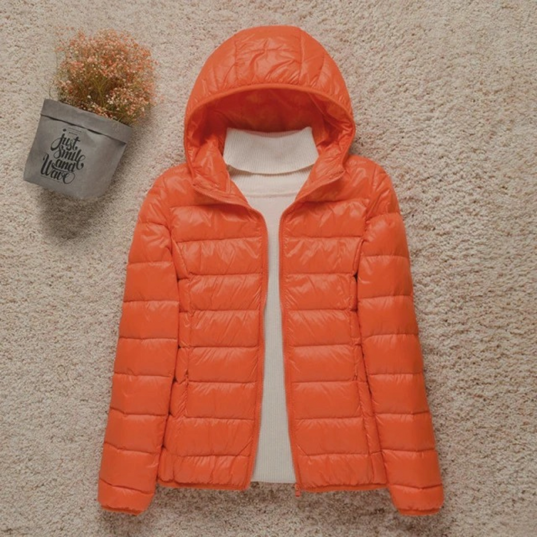 Veste Matelassée Légère Capuche Fonctionnelle Coupe Ajustée - vue 9