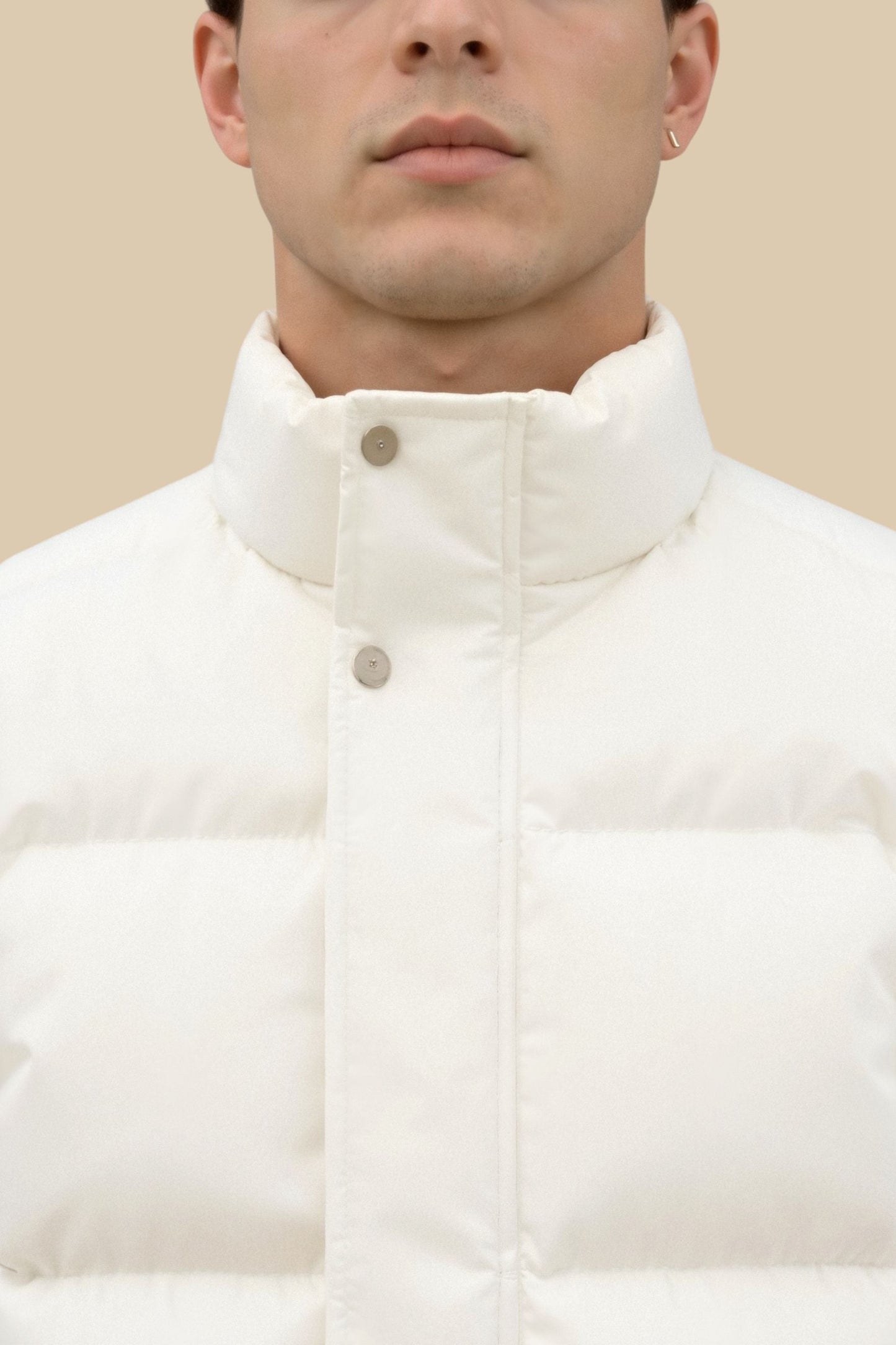 Veste polaire homme légère beige clair