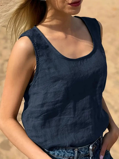 Débardeur Femme Léger en Coton pour Été