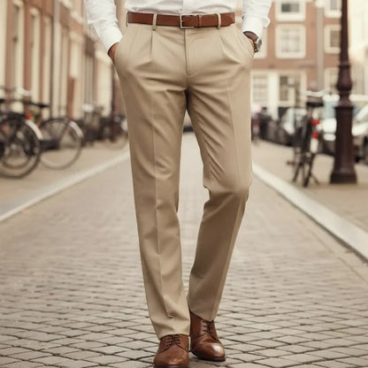 Pantalon Homme Business Classique Noir