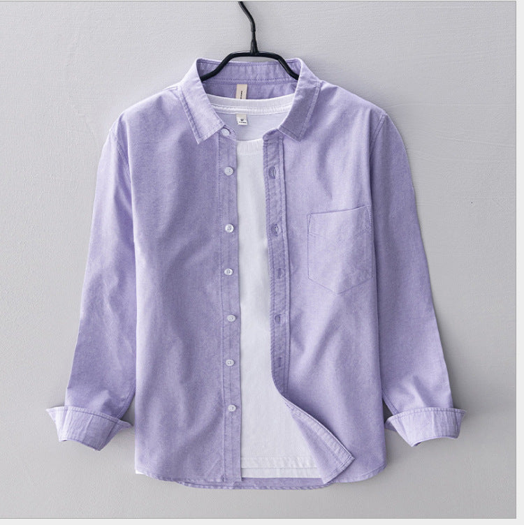 Chemise Homme Oxford en Coton Respirant