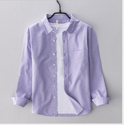 Chemise Homme Oxford en Coton Respirant